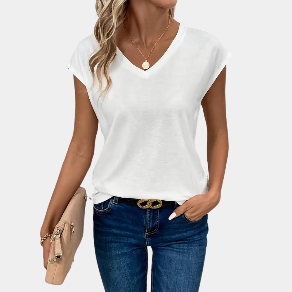 Luna Stylish V-Neck Top