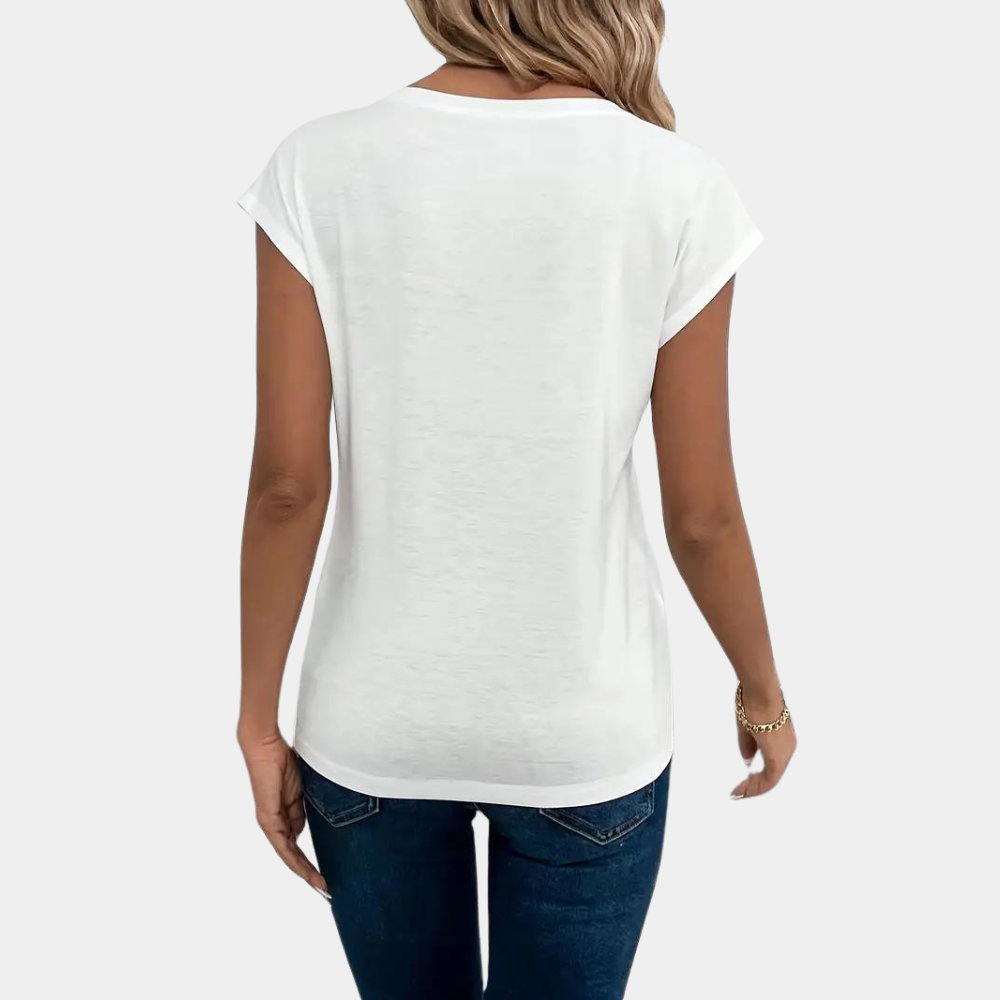 Luna Stylish V-Neck Top