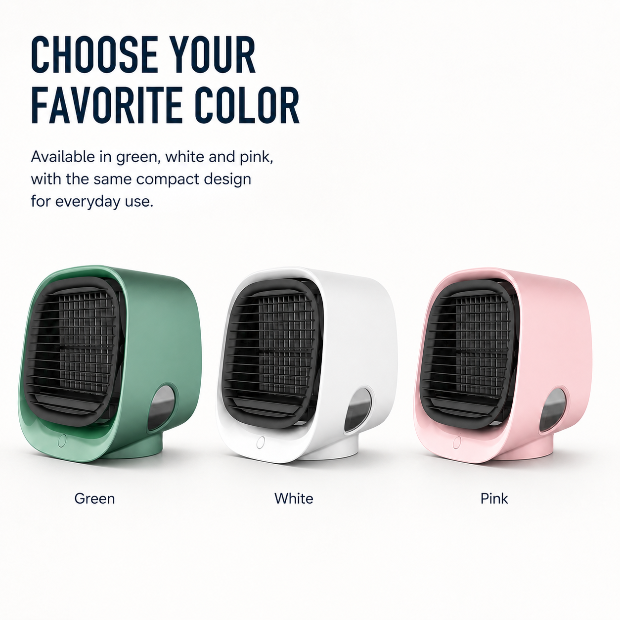 Aron Compact Air Conditioner | 2-in-1 Air Cooler & Humidifier for Home or Office