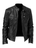Joren™ | Timeless Zip-Up Leather Jacket