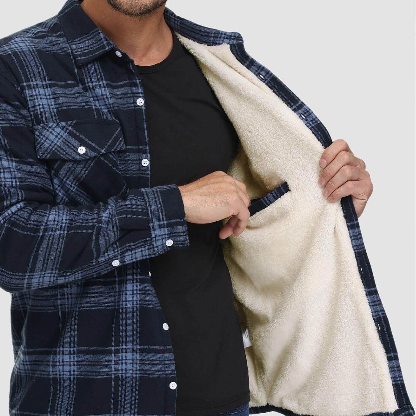 Axel™ | Casual Checked Shirt Jacket