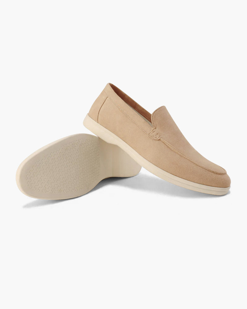 Men's Suede Loafers Slip-On Casual Shoes