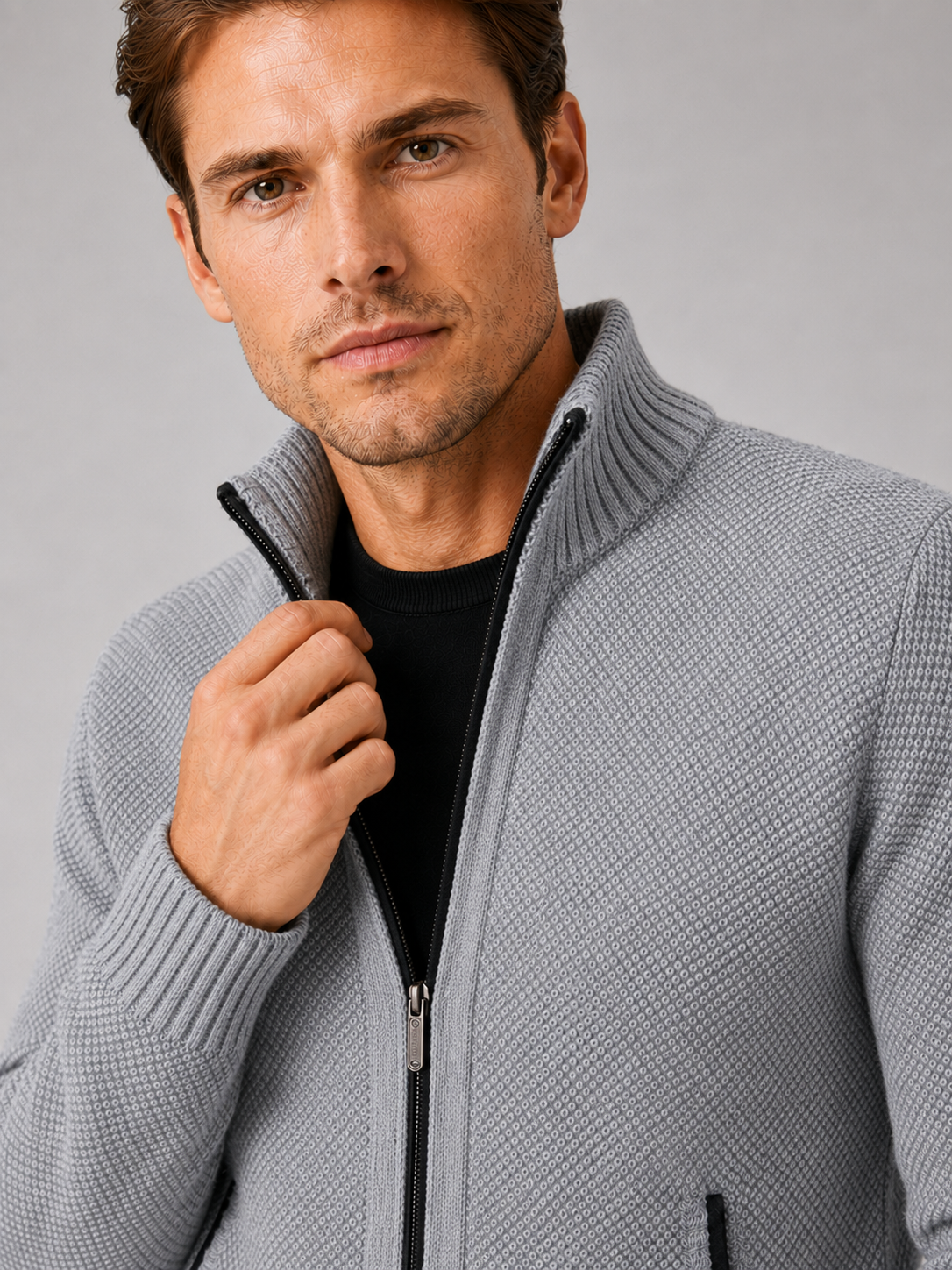 Ashton | Full-Zip Fleece Cardigan