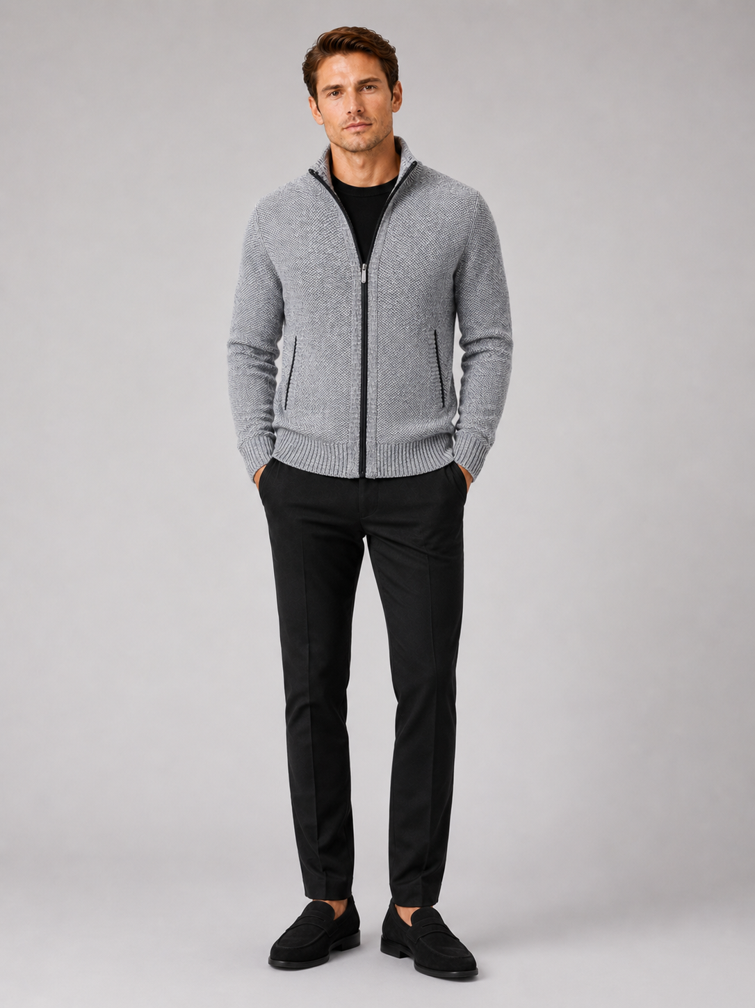 Ashton | Full-Zip Fleece Cardigan