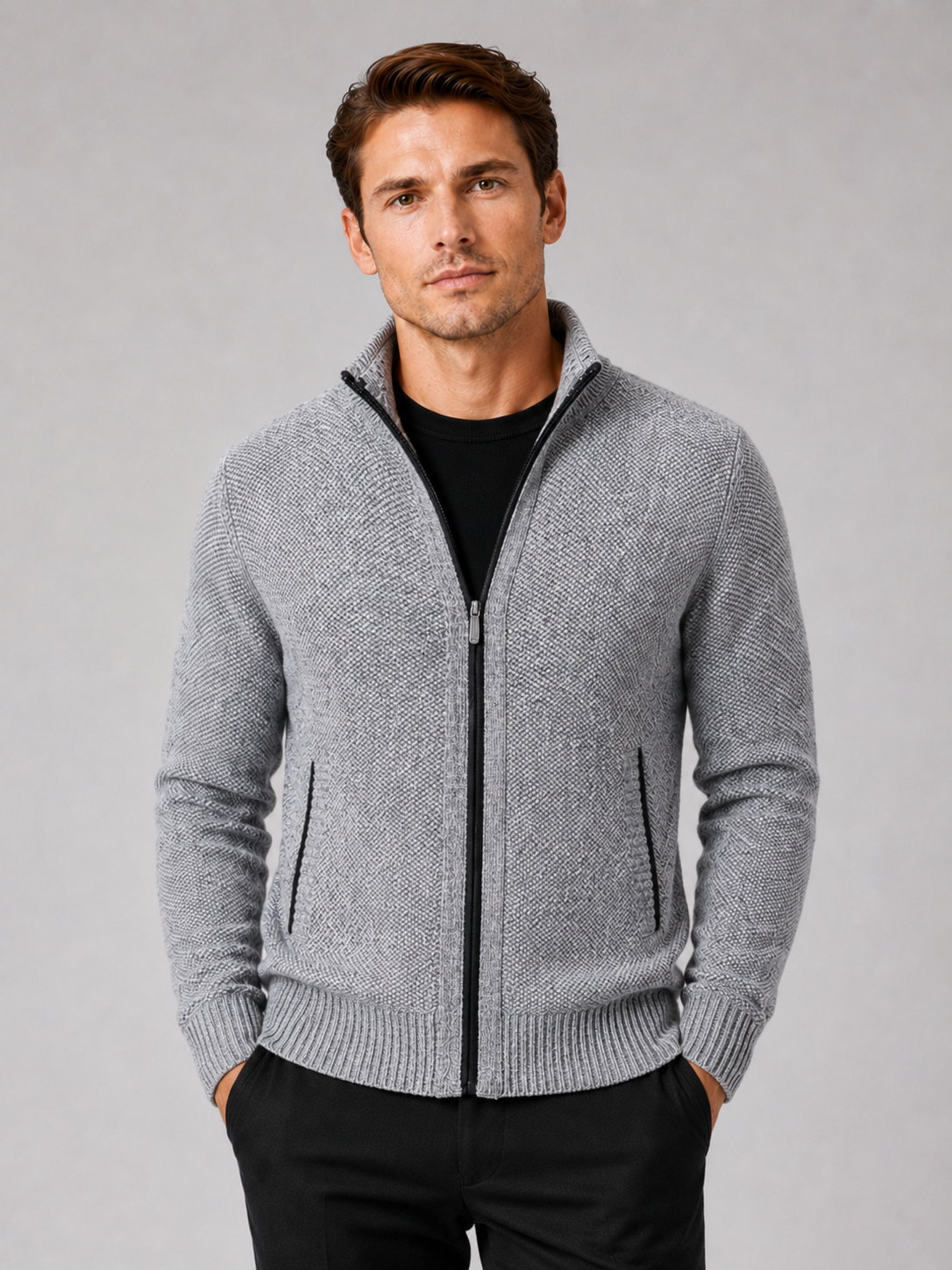 Ashton | Full-Zip Fleece Cardigan