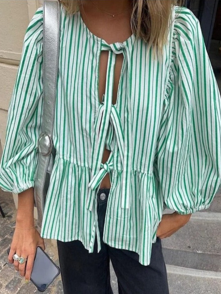 Gisou Elegant Striped Top