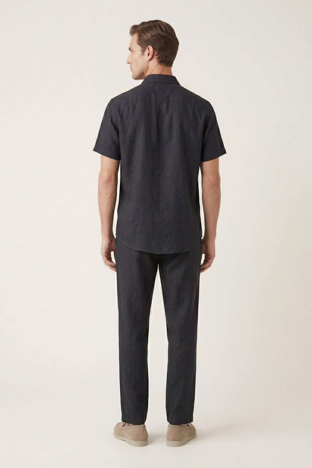 Trento Linen Set Black/Black