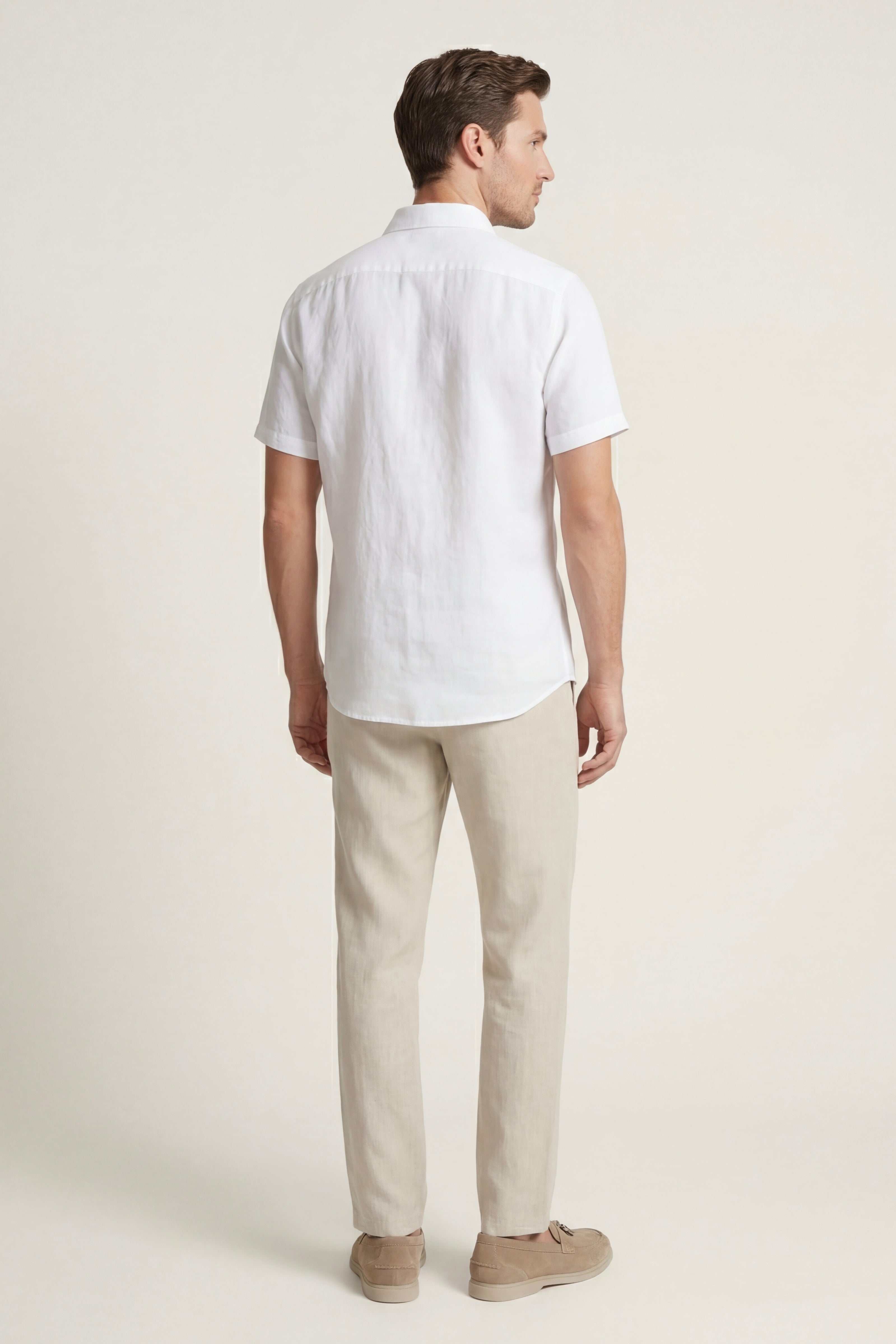 Trento Linen Set White/Beige