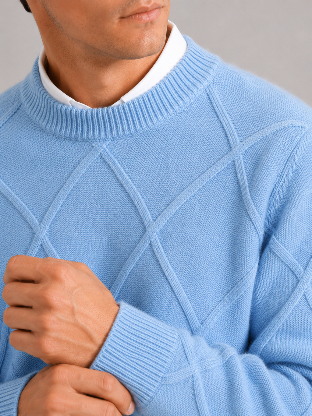 Truman | Cable-Knit Crew Neck Pullover