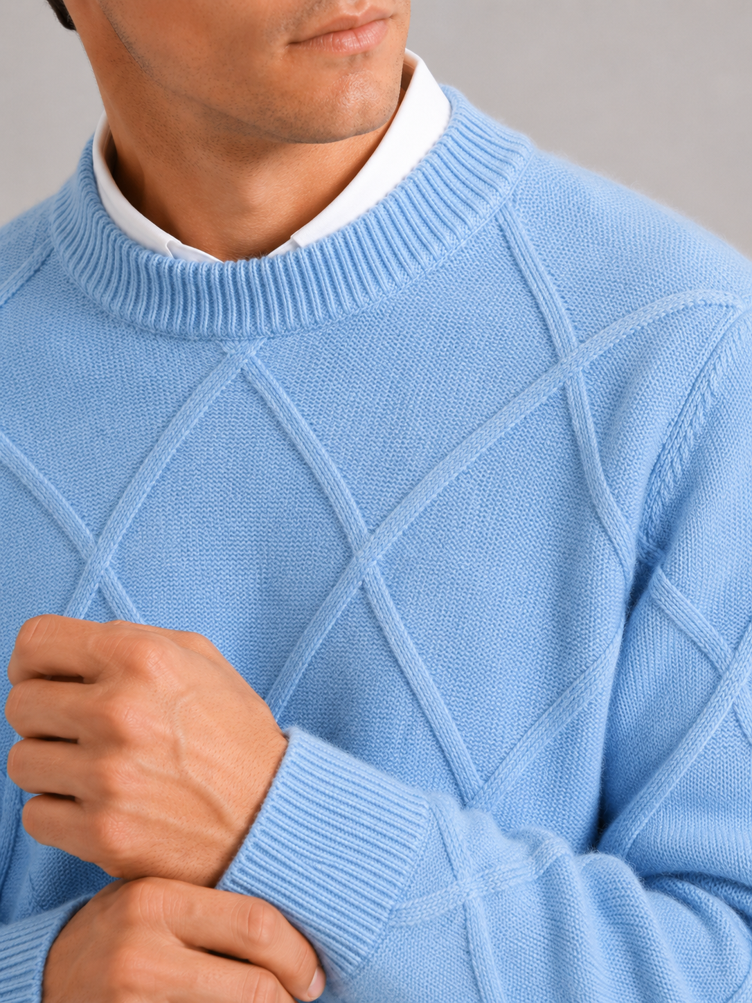 Truman | Cable-Knit Crew Neck Pullover