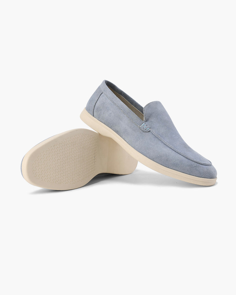 Men's Suede Loafers Slip-On Casual Shoes