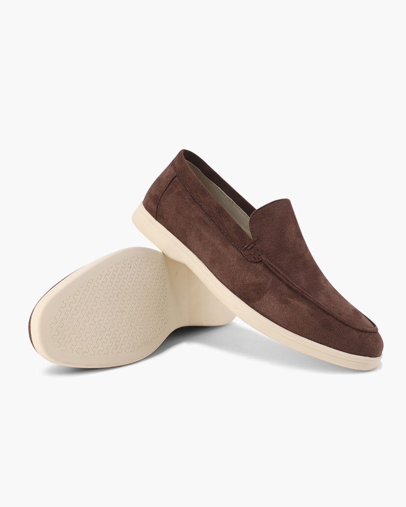 Men's Suede Loafers Slip-On Casual Shoes