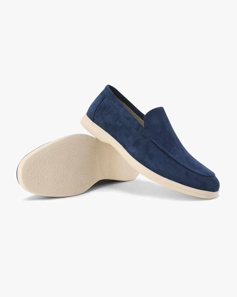 Men's Suede Loafers Slip-On Casual Shoes