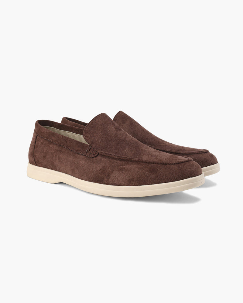Men's Suede Loafers Slip-On Casual Shoes