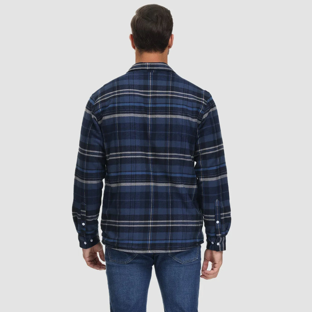 Arvid™ | Lined Checked Shirt Jacket