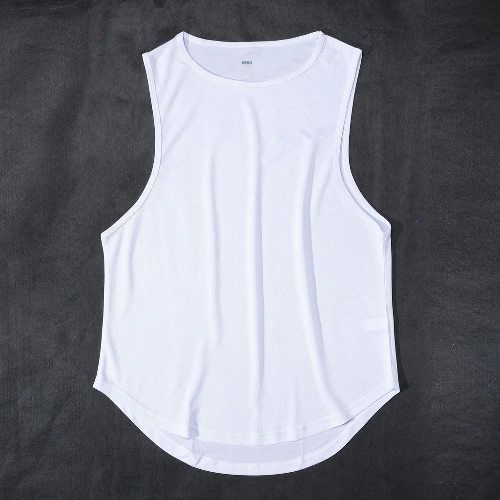 Men's Breathable Sleeveless Mesh Training Vest for Running and Workouts 0