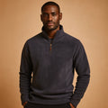 Men's Half Zip Sweatshirt Fleece Pullover with Stand-Up Collar 0