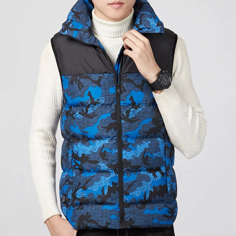 Men's Heated Gilet with Adjustable USB Temperature Control 1