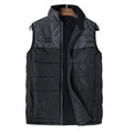 Men's Heated Padded Vest with Dual USB Controls and Front-Back Heating Zones 0