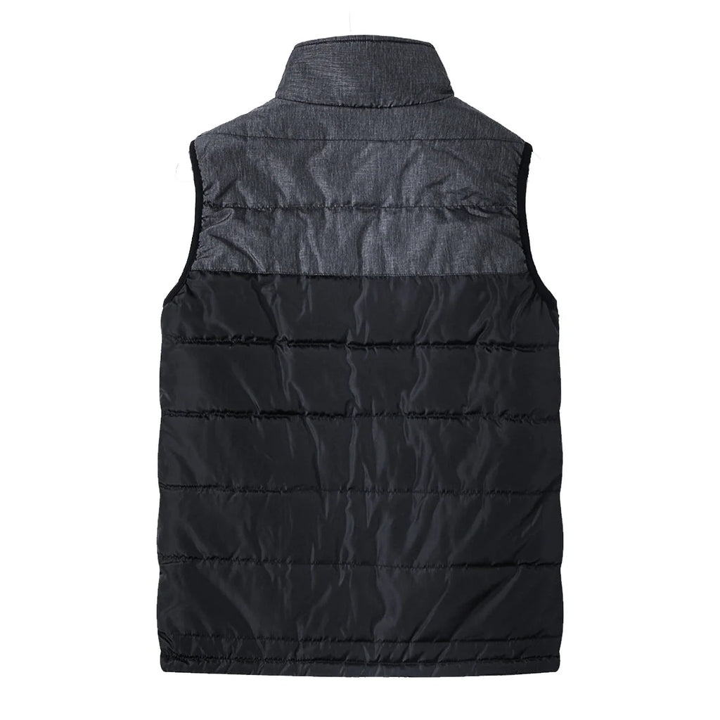 Men's Heated Padded Vest with Dual USB Controls and Front-Back Heating Zones 2