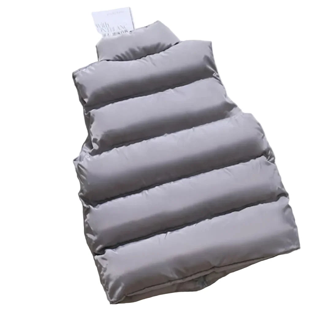 Men's Padded Bodywarmer with Weather-Resistant Finish and High Collar 2
