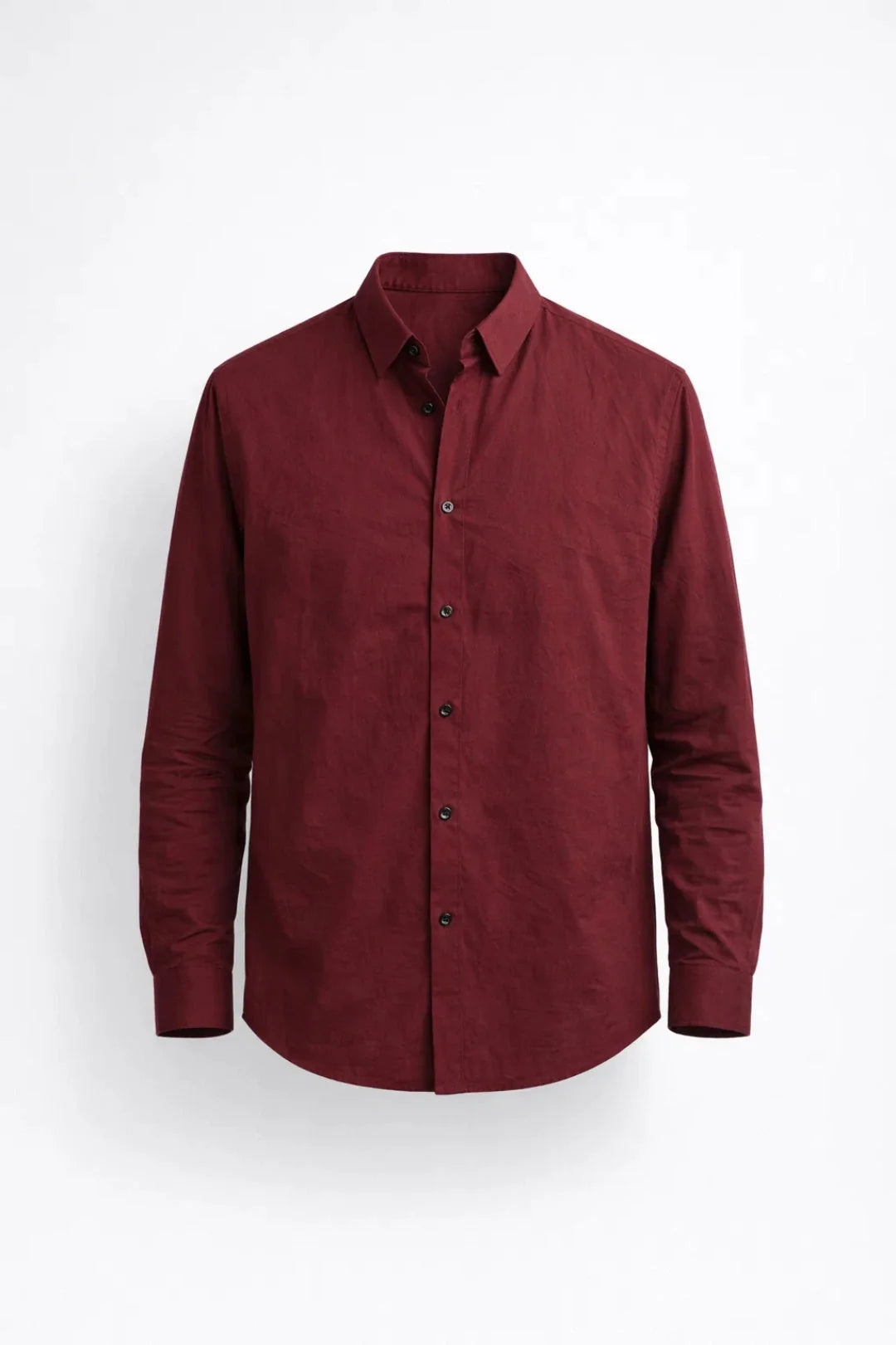 Men's Regular Fit Shirt with Chest Pocket and Long Sleeves 1