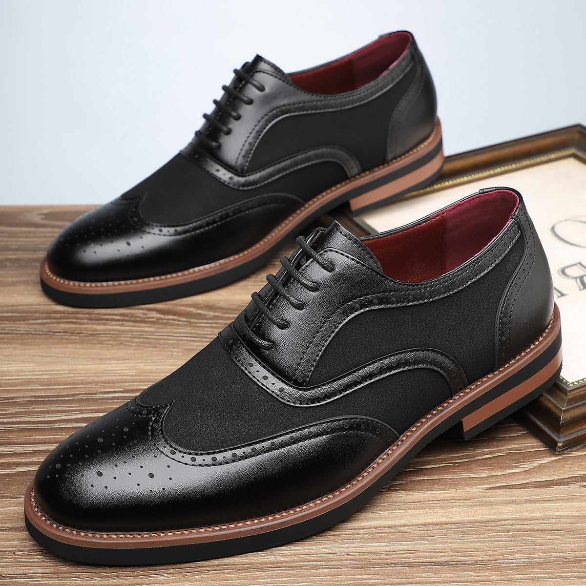 Monroe | Brogue Oxford Dress Shoes