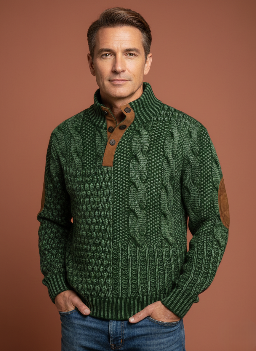 Otis™ | Stylish Textured Knitted Sweater