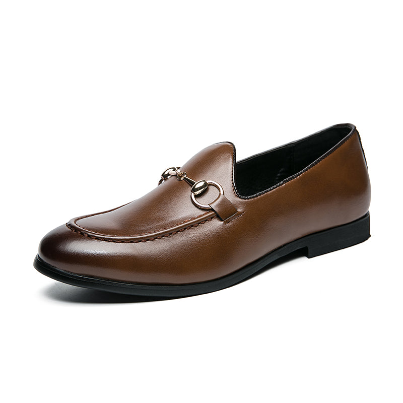 Underwood | Bit Buckle Leather Loafers