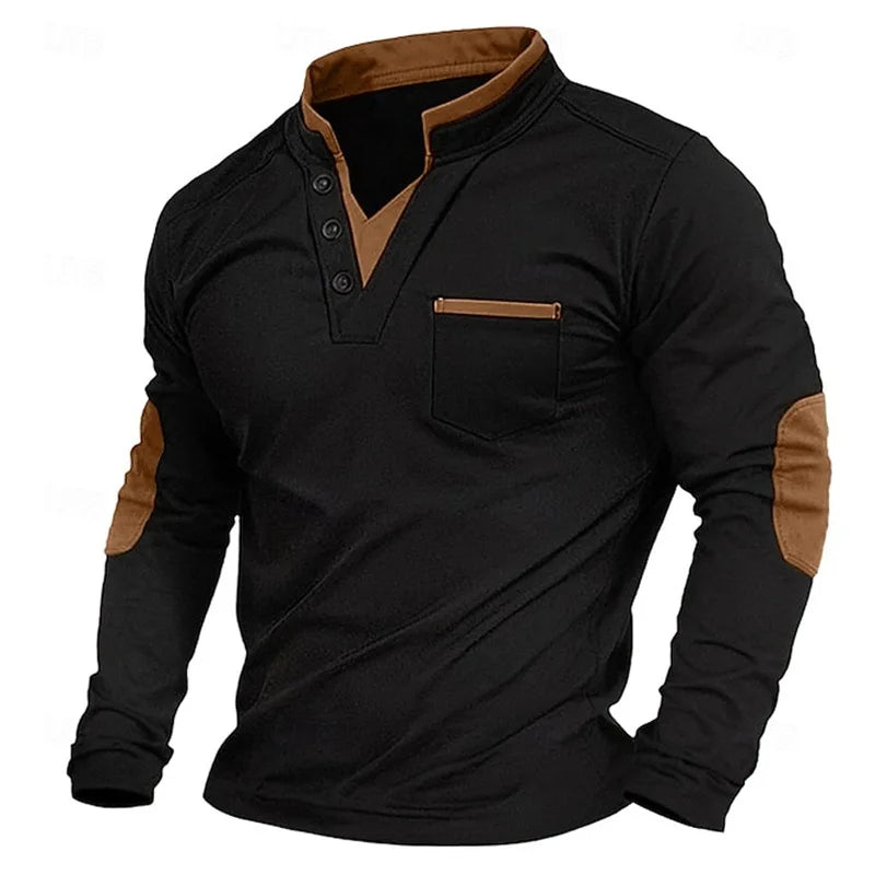 Mauro | Men's V-Neck Sweatshirt