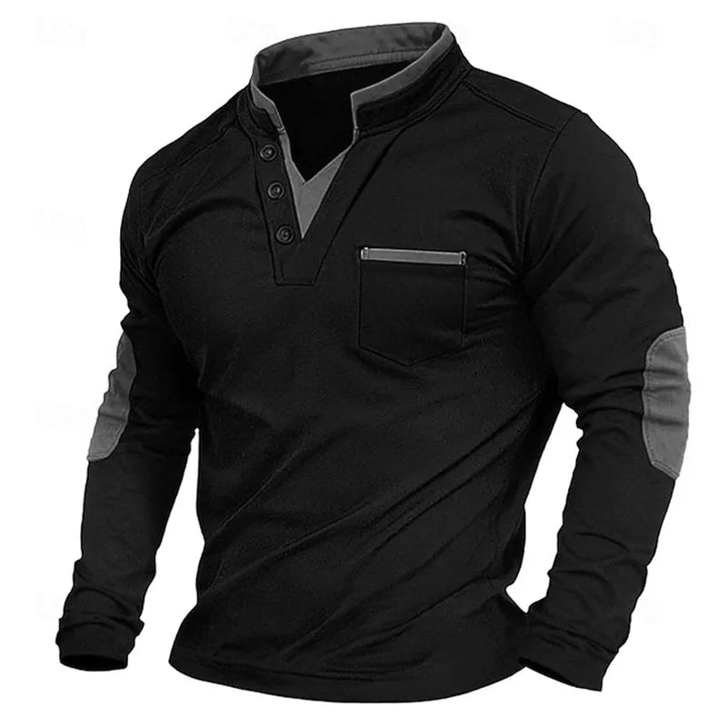 Mauro | Men's V-Neck Sweatshirt