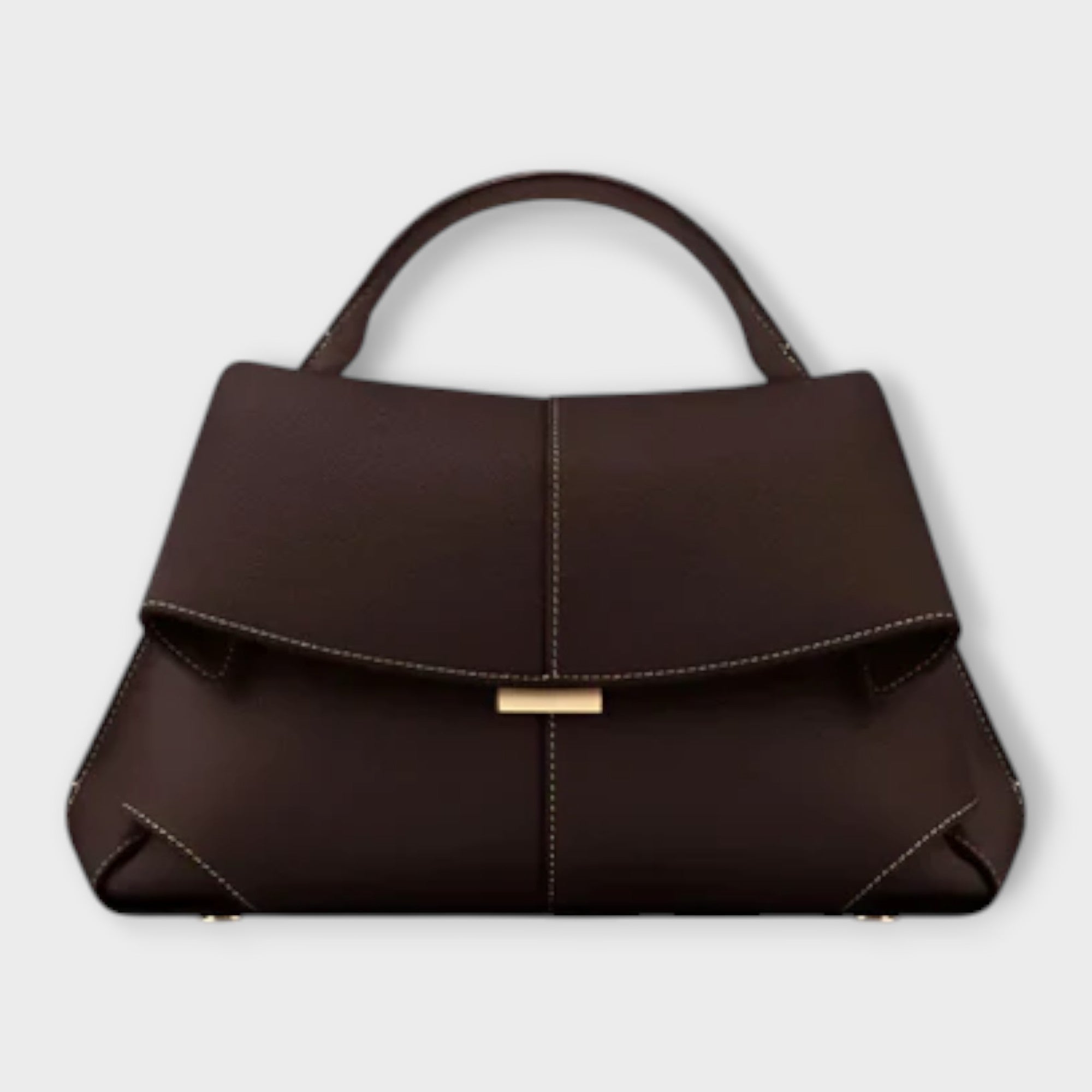 Elena | Women's Structured Handbag with Elegant Accents and Refined Flap Details