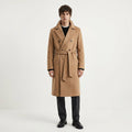 The Savile Camel Belted Coat – 100% Italian Cashmere