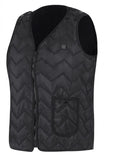 Unisex Heated Gilet with Adjustable USB Heating and Lightweight Insulation 0