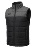 Unisex Heated Vest with Dual Heat Control and High Collar 0