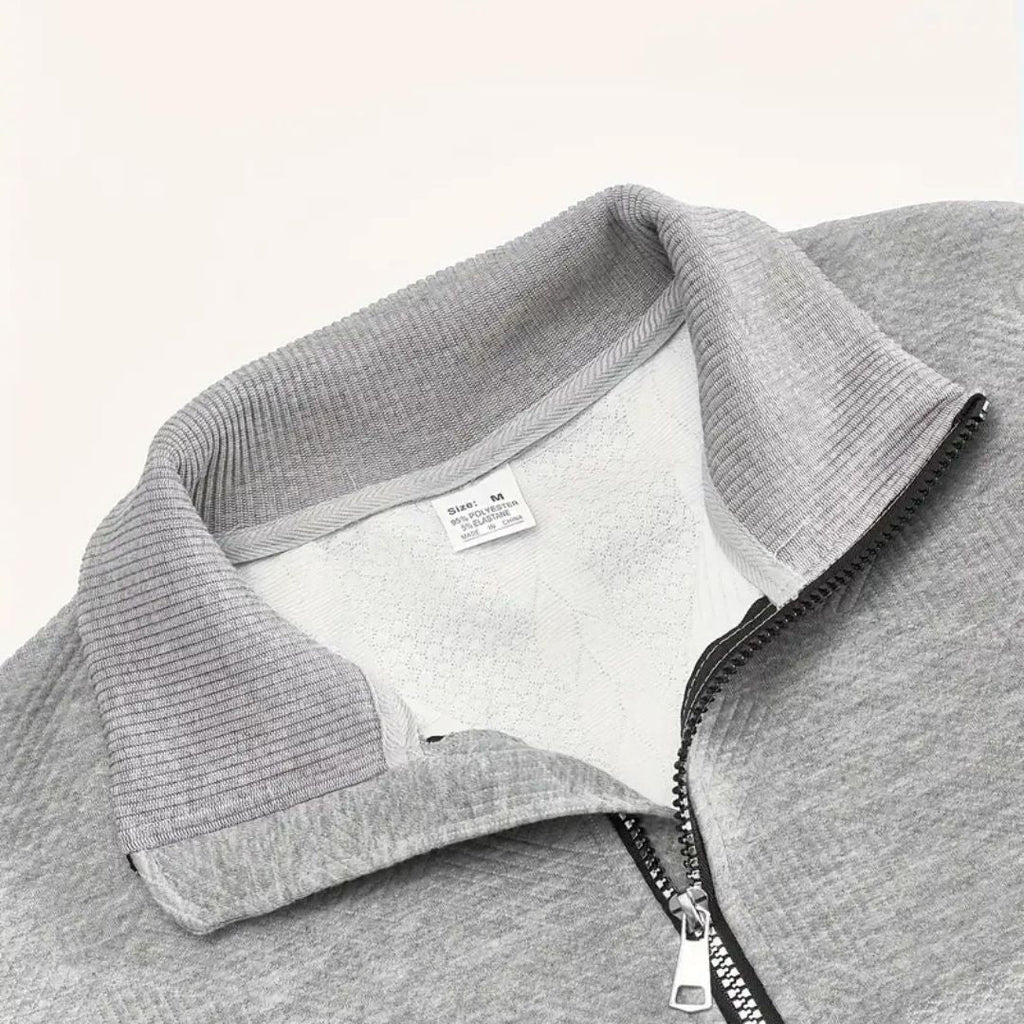 Ashford | Half-Zip Cable-Knit Sweater