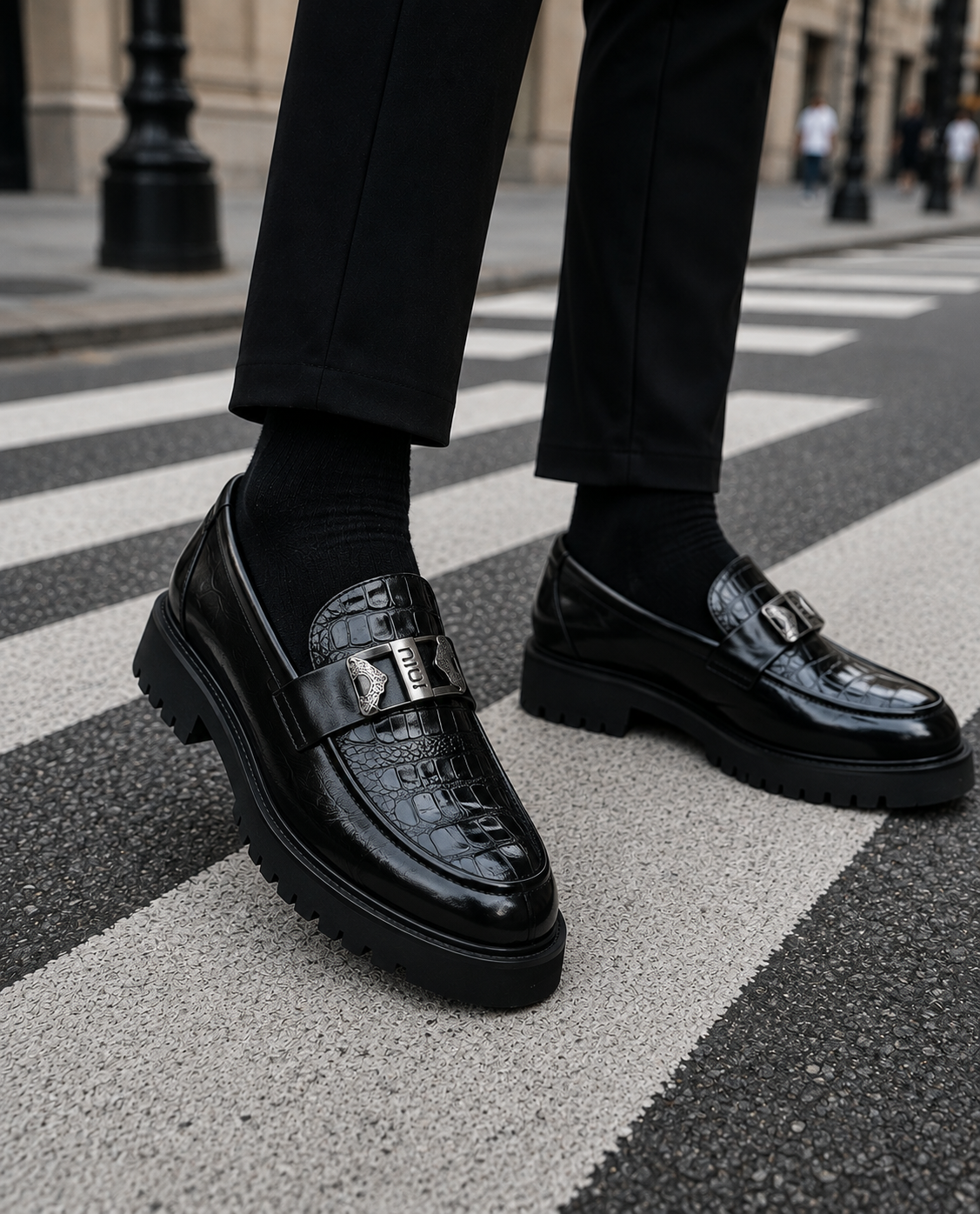 Rockwell | Metal Buckle Chunky Loafers