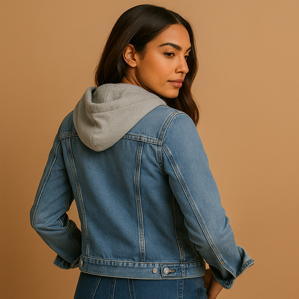 Hooded Denim Jacket