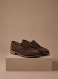 Draper | Suede Penny Dress Loafers