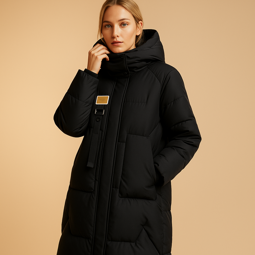 Tailored Winter Coat with Side Pockets