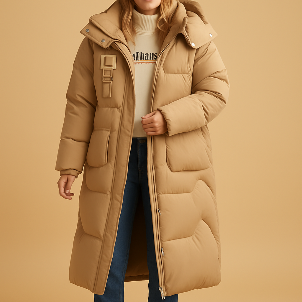 Tailored Winter Coat with Deep Pockets