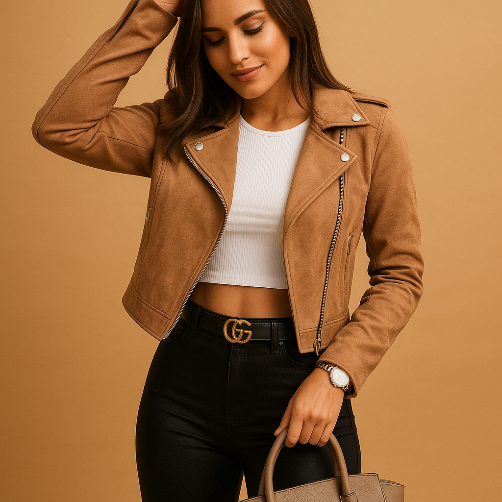 Lightweight Tailored Jacket with Stand Collar