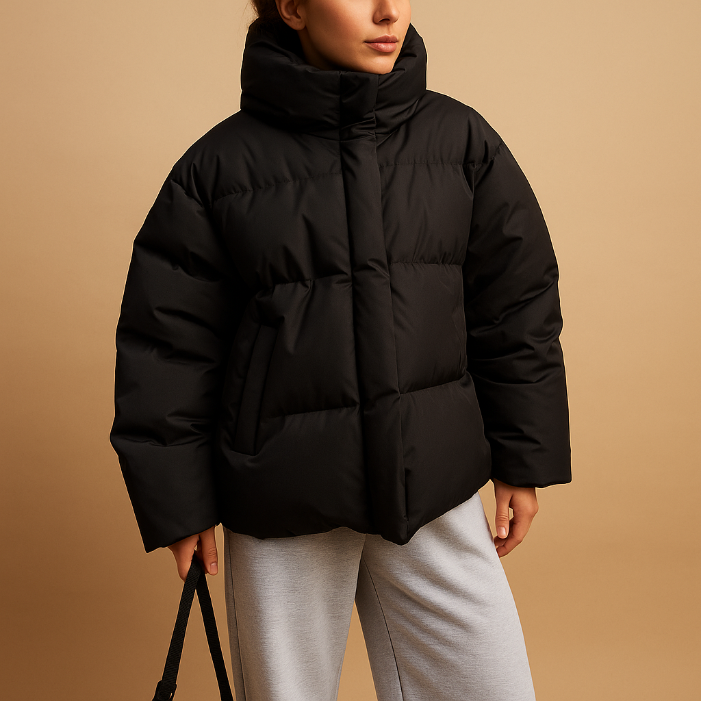 Lightweight Quilted Jacket with Hood