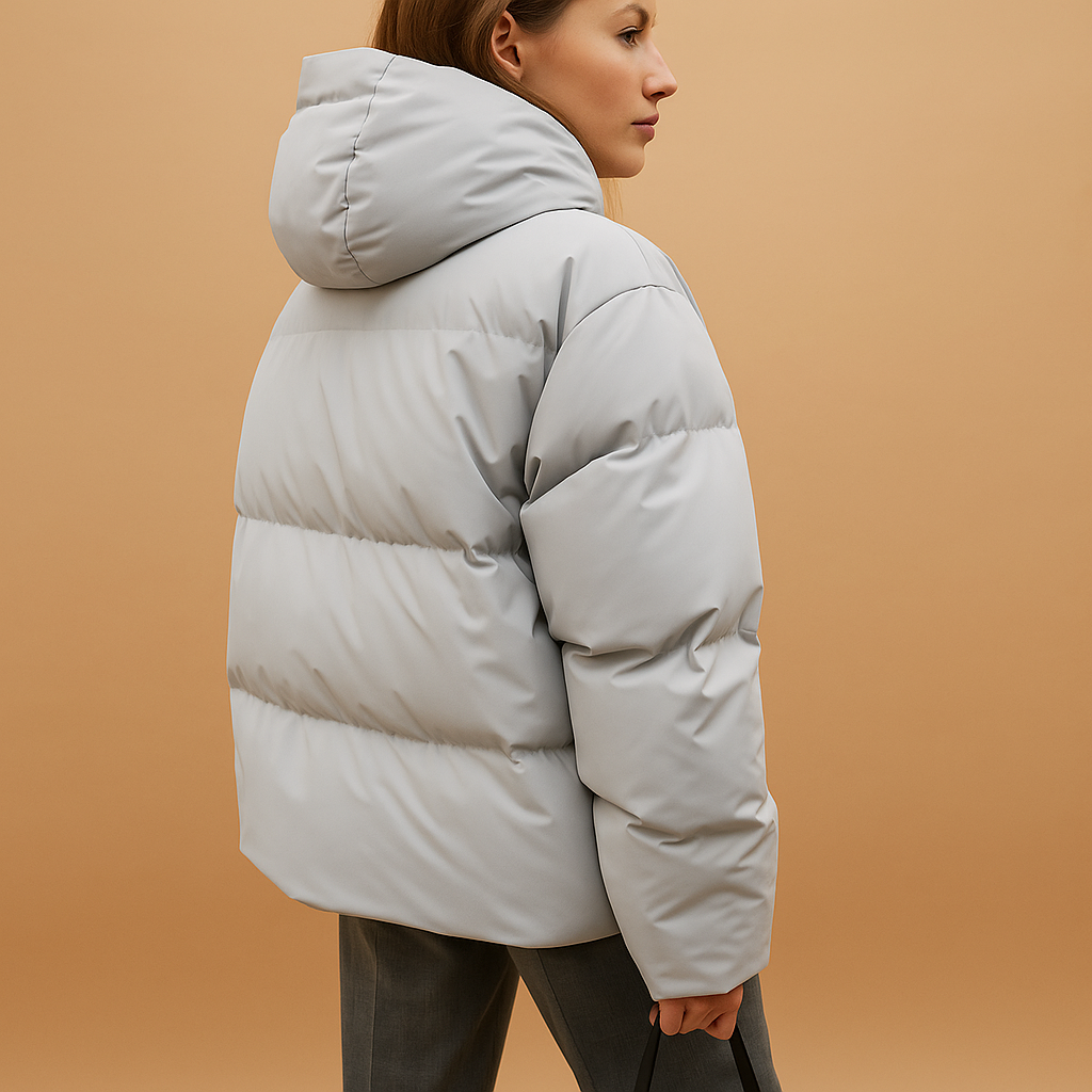 Lightweight Quilted Jacket with Hood