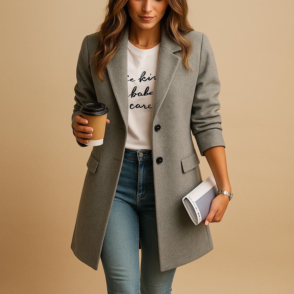Mid-Length Tailored Coat
