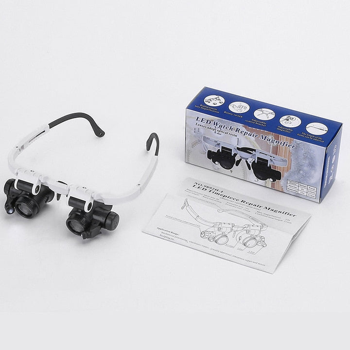 HD Reading Glasses with LED Lighting – OptiView