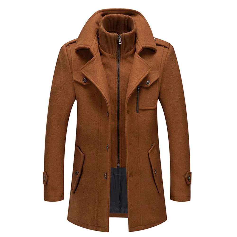 Bruno™ | Elegant Winter Coat with Zip & Buttons
