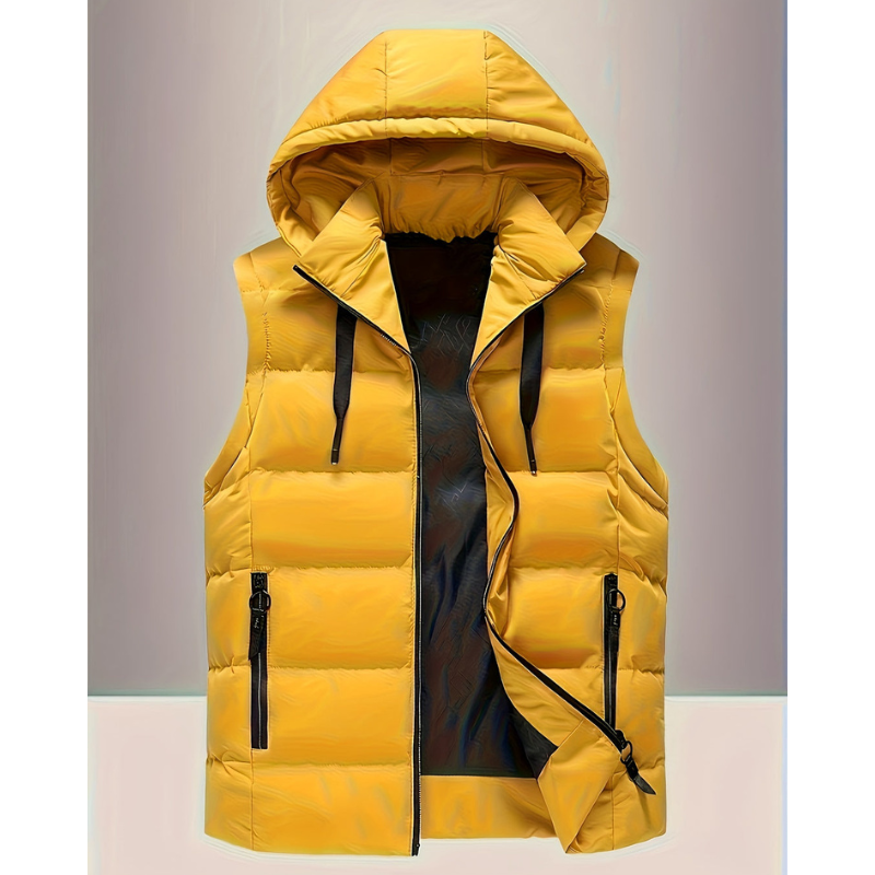 Men's Hooded Vest | Lightweight & Warm