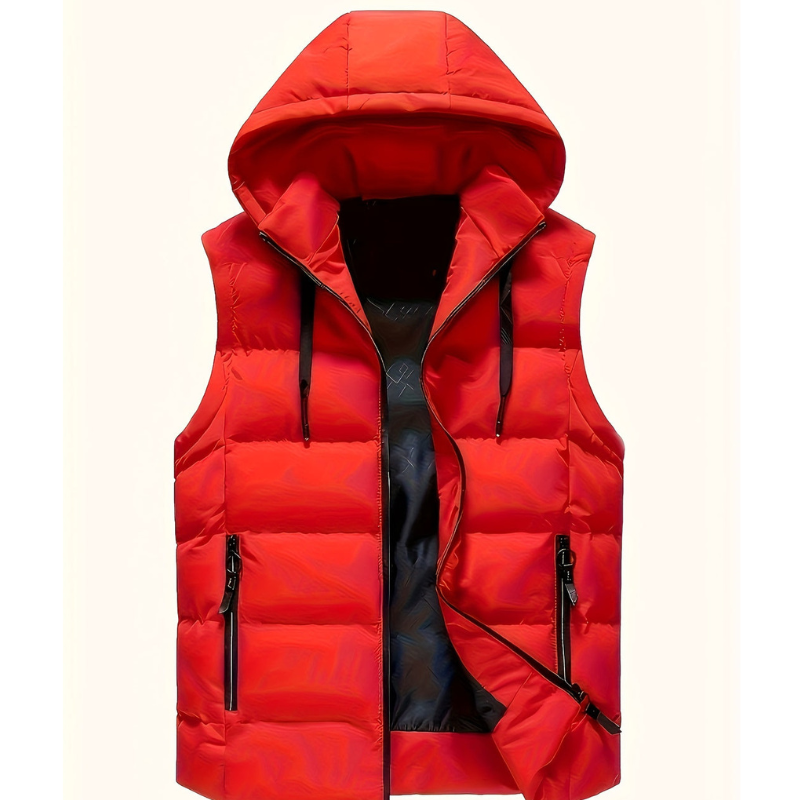 Men's Hooded Vest | Lightweight & Warm
