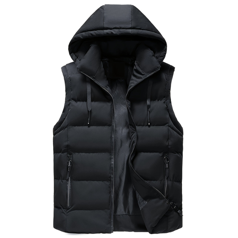 Men's Hooded Vest | Lightweight & Warm